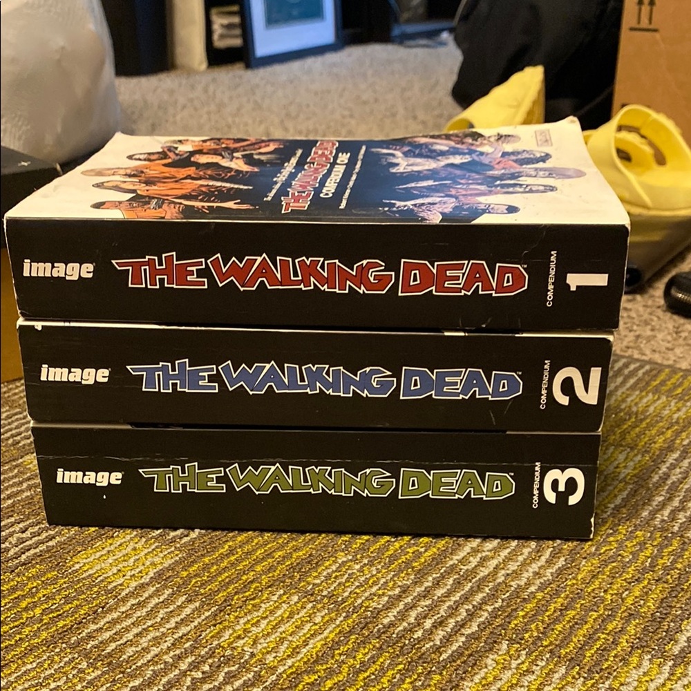 The Walking Dead Comic Book Collection Compendium 1, 2, and 3